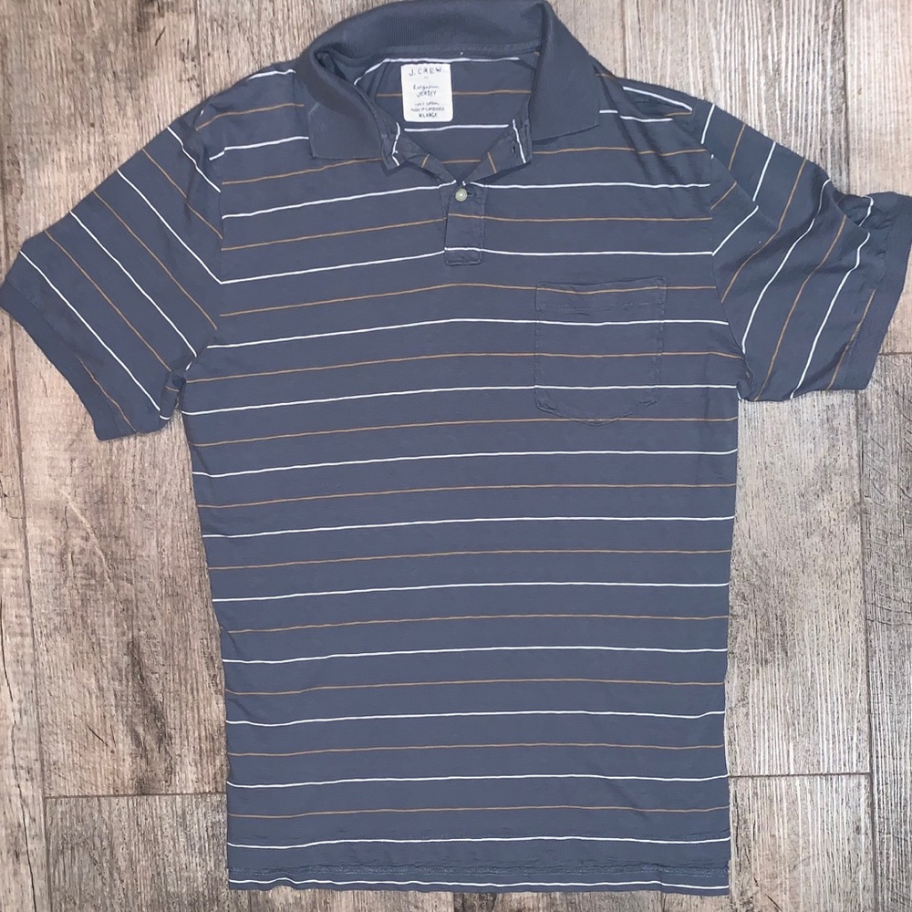 XL SS J Crew Ringspun Polo!